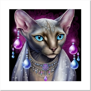 Brilliant Abyssinian Cat Posters and Art